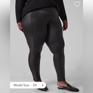 Athleta Black Delancey Gleam Tights XL